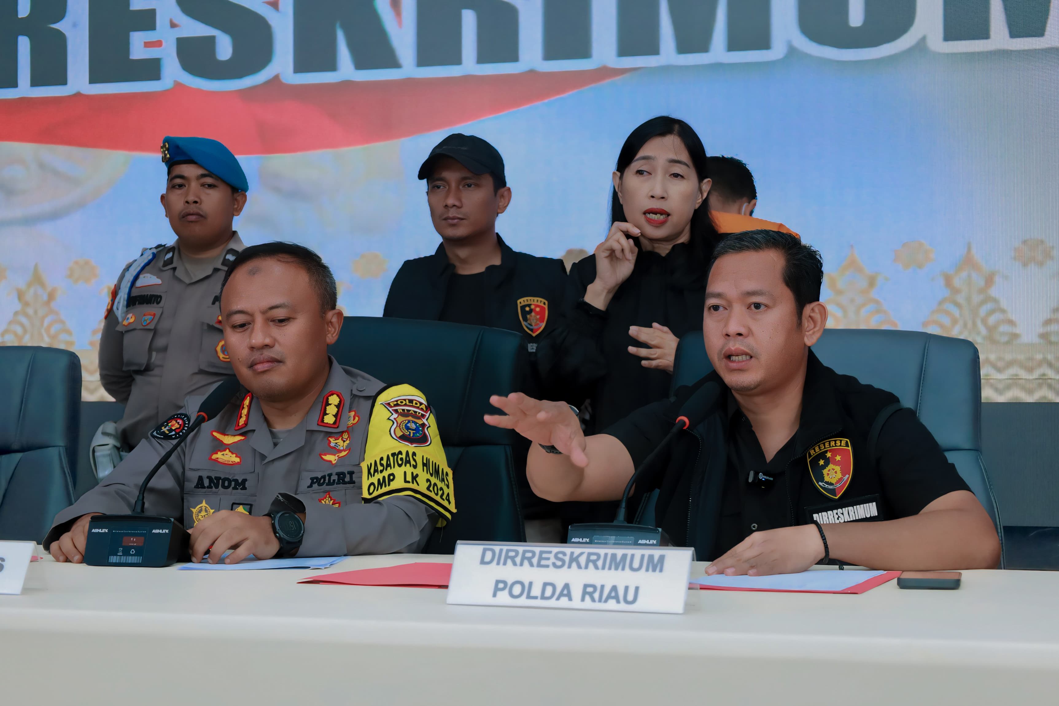 DITRESKRIMUM POLDA RIAU LAKSANAKAN PRESS RELEASE TINDAK PIDANA KEKERASAN
